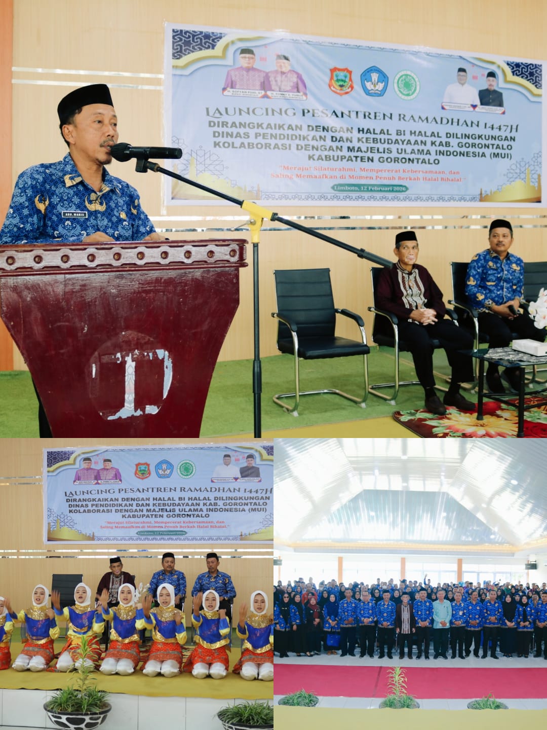 Dikbud dan MUI Kabupaten Gorontalo Launching Pesantren Kilat, Dihadiri Asisten I Nawir Tondako